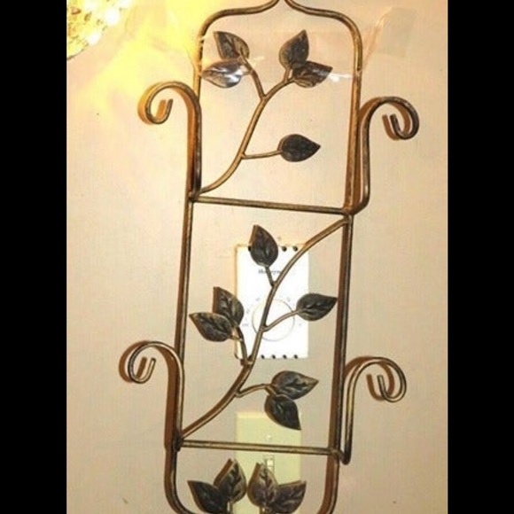 Vintage Plate Rack Wall Mount 2 Plate Antique Bronze - Picture 3 of 6